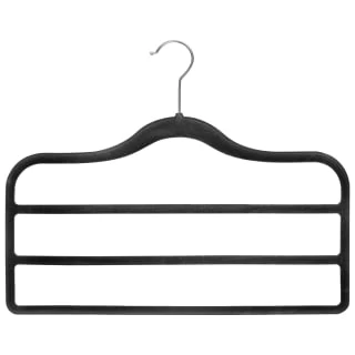 B&M Velvet Trouser Hangers 3pk - Black 4 B&M Velvet Trouser Hangers 3pk - Black - Image 2