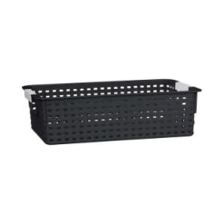 B&M Set Of Three Storage Baskets - Black -Home Improvement Store 384207 3pk storage boxes black 5