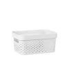 B&M Medium Rectangular Spot Storage Basket - White 2 B&M Medium Rectangular Spot Storage Basket - White -Home Improvement Store 384302 rectangular medium spot basket white