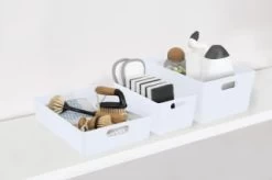 Soho Storage Tub 10 X 30 X 10cm - White -Home Improvement Store 384310 384319 384402 soho box white group