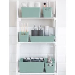 Soho Storage Tub 10 X 10 X 10cm - Sage -Home Improvement Store 384326 384406 384419 soho box sage group1