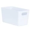 Soho Storage Tub 10 X 30 X 10cm - White -Home Improvement Store 384402 soho size c box white 10x30x10cm