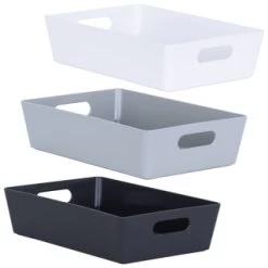 Soho Storage Tray 6 X 25.5 X 17cm - White -Home Improvement Store 384407 soho size d box 6x25 5x17cm group