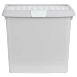 B&M Waffle Clip Box Storage Cube 14L - Grey