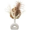 B&M Donut Vase With Dried Flowers -Home Improvement Store 387548 doughnut vase with dried flowers
