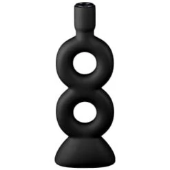 B&M Dinner Candle Holder - Black