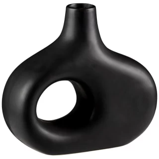 B&M Matte Black Vase 3 B&M Matte Black Vase