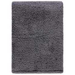 Simply Everyday Teddy Rolled Throw - Grey -Home Improvement Store 388688 simply teddy rolled throw grey 4