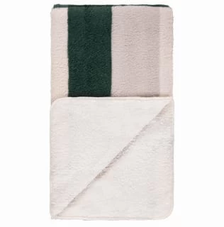 B&M Highland Green Check Sherpa Doublesided Throw 4 B&M Highland Green Check Sherpa Doublesided Throw - Image 2