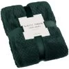 B&M Waffle Throw - Dark Green -Home Improvement Store 388773 waffle throw dark green 4