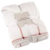B&M Winston Check Sherpa Throw - White