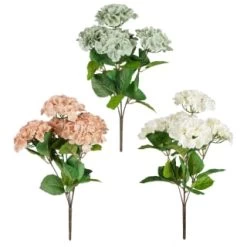 B&M Hydrangea Artificial Flower Bunch - Mink -Home Improvement Store 389095 hydrangea bunche group