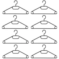 B&M Swivel Hook Hangers 8pk - Black 7 B&M Swivel Hook Hangers 8pk - Black -Home Improvement Store 389262 home organisation 8pk swivel hook hangers black 2