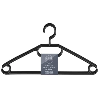 B&M Swivel Hook Hangers 8pk - Black 3 B&M Swivel Hook Hangers 8pk - Black
