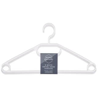 B&M Swivel Hook Hangers 8pk - White 3 B&M Swivel Hook Hangers 8pk - White