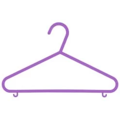 B&M Children's Hangers 10pk - Pastel -Home Improvement Store 389289 home organisation co 10pk childrens hangers girl 3