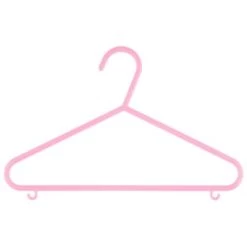 B&M Children's Hangers 10pk - Pastel -Home Improvement Store 389289 home organisation co 10pk childrens hangers girl 7