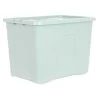 B&M Storage Box With Lid 80L - Sage