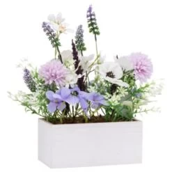 Bloom Floral Window Box - Purple