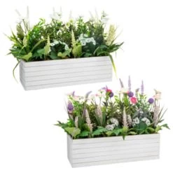 Bloom Extra Large Window Box - White 7 Bloom Extra Large Window Box - White -Home Improvement Store 392833 extra large window box multi