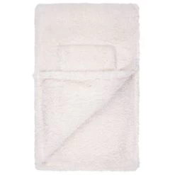 Home Essentials Teddy TV Blanket - Cream -Home Improvement Store 393427 home essentials teddy tv blanket cream 4