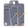 B&M Wood Double Over The Door Hooks 2pk