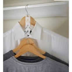 B&M Space Saving Hanger Organisation Hooks 4pk -Home Improvement Store 393906 space saving hanger organisation hooks 2