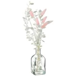 B&M Flower Arrangement In Glass Bottle