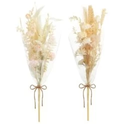 B&M Dried Flower Bunches - Pink -Home Improvement Store 394378 neutral dried bunches group