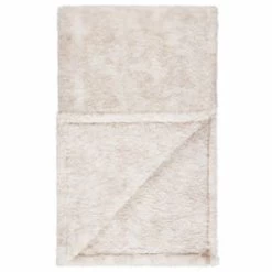B&M Simply Two Tone Teddy Throw - Natural -Home Improvement Store 394924 simply two tone teddy throw natural 3
