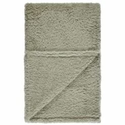 B&M Simply Two Tone Teddy Throw - Sage -Home Improvement Store 394928 simply plain teddy throw sage