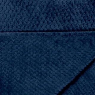Simply Everyday Oversized Waffle Throw - Navy 6 Simply Everyday Oversized Waffle Throw - Navy - Image 4