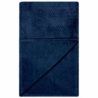 Simply Everyday Oversized Waffle Throw - Navy 4 Simply Everyday Oversized Waffle Throw - Navy - Image 2