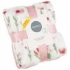 Simply Floral Polar Fleece Throw 2pk