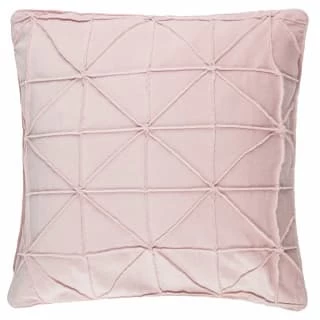 Geo Velvet Cushion - Blush 3 Geo Velvet Cushion - Blush