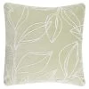 Botanical Green Leaf Stitch Cushion 1 Botanical Green Leaf Stitch Cushion -Home Improvement Store 395358 botanical green leaf stitch cushion