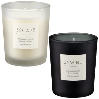 B&M Escape Scented Candle - Mandarin & Lemon & Pink Grapefruit 4 B&M Escape Scented Candle - Mandarin & Lemon & Pink Grapefruit - Image 2