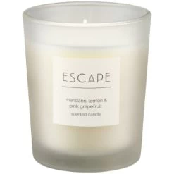 B&M Escape Scented Candle - Mandarin & Lemon & Pink Grapefruit