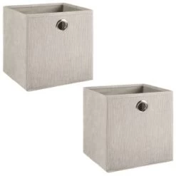 Lokken Cord Storage Cubes 2pk - Light Grey -Home Improvement Store 395811 2pk cord lokken storage cubes light grey 3