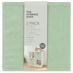 Home Improvement Store -Home Improvement Store 395812 2pk lokken storage cubes sage