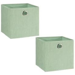 Lokken Cord Storage Cubes 2pk - Sage -Home Improvement Store 395812 2pk lokken storage cubes sage 4