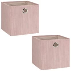 Lokken Cord Storage Cubes 2pk - Pink -Home Improvement Store 395813 2pk cord lokken storage cubes pink