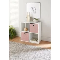 Lokken Cord Storage Cubes 2pk - Pink -Home Improvement Store 395813 2pk cord lokken storage cubes pink 4