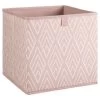 Lokken Printed Storage Cubes 2pk - Pink Diamond -Home Improvement Store 395838 2pk printed lokken storage cubes pink diamond 4