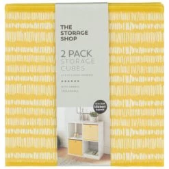 Lokken Mark Making Storage Cubes 2pk - Ochre -Home Improvement Store 395847 2pk lokken ochre storage cubes mark making 2