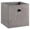 Lokken Linen Storage Cubes 2pk - Grey -Home Improvement Store 395851 2pk linen lokken storage cubes grey 4