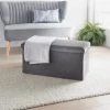 B&M Velvet Storage Box - Grey 2 B&M Velvet Storage Box - Grey -Home Improvement Store 395861 velvet storage box grey 2