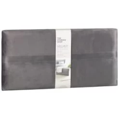 B&M Velvet Storage Box - Grey -Home Improvement Store 395861 velvet storage box grey