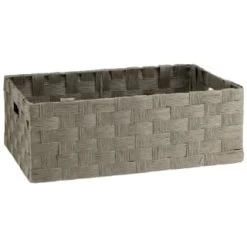 B&M Caen Set Of 3 Paper Rope Baskets - Grey -Home Improvement Store 395868 caen set of 3 paper rope baskets grey 3