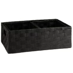 B&M Caen Set Of 3 Paper Rope Baskets - Black -Home Improvement Store 395869 caen set of 3 paper rope baskets black